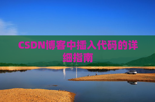 CSDN博客中插入代码的详细指南